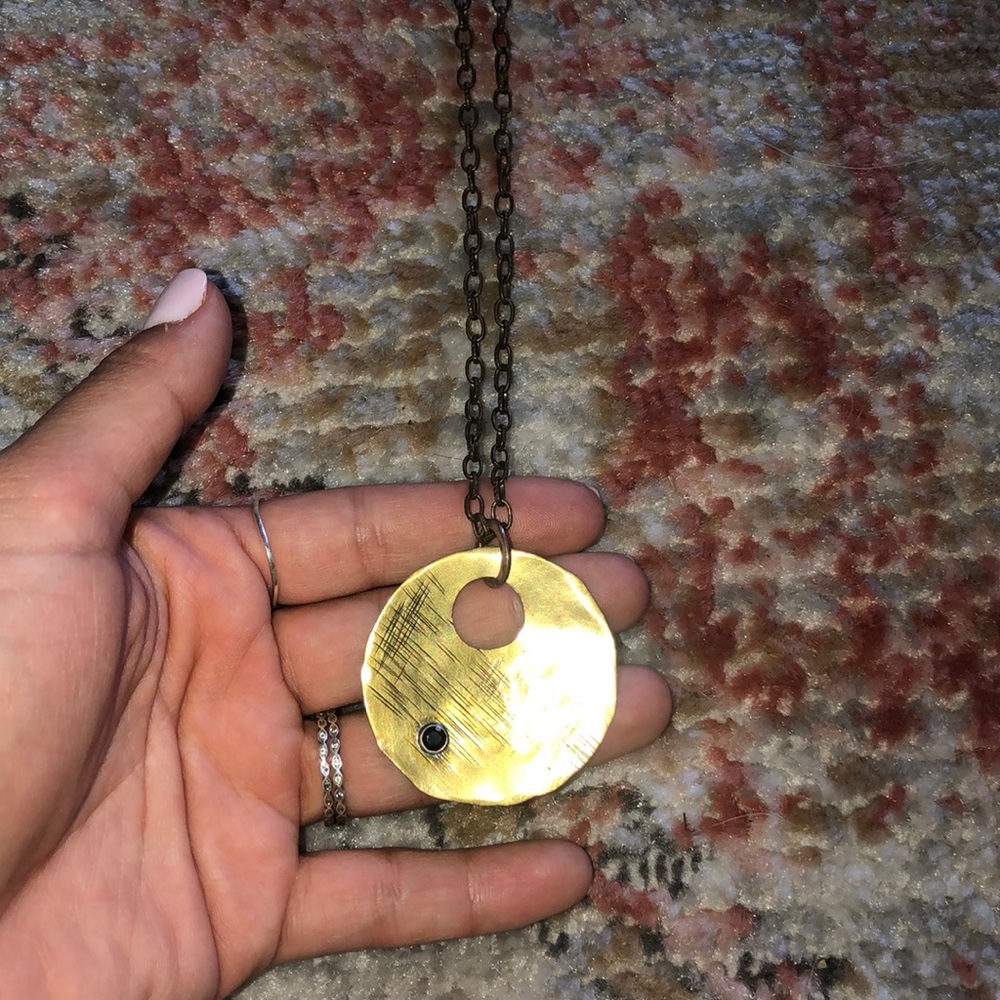 Gold and Black necklace